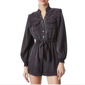 Alice + Olivia Charcoal Romper